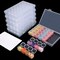 168 Slots 6 Pieces 28 Grids Diamond Painting Boxes Plastic Organizer, Bead Organizer